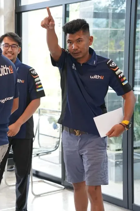 Telcowinners at a team event