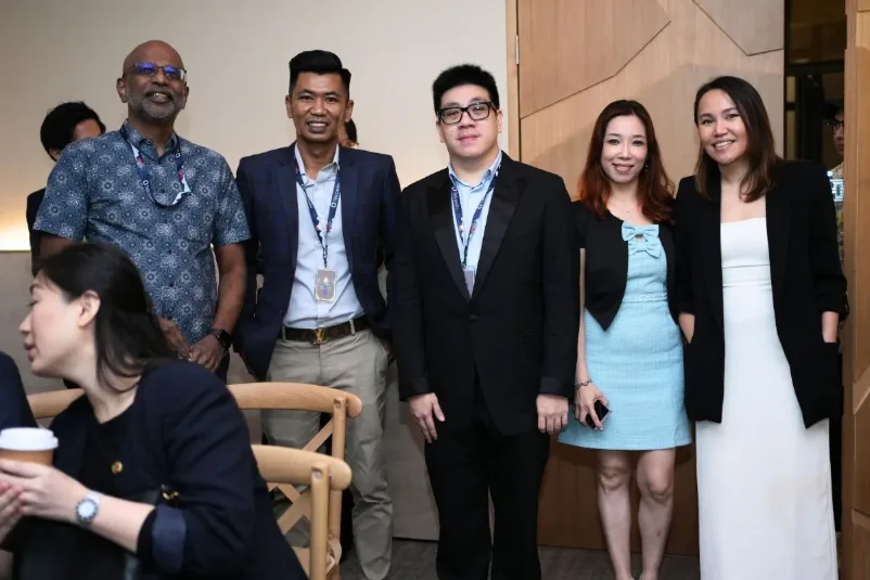 Telcowin hosts and guests at the summit